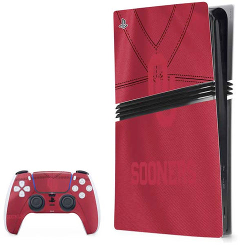 University of Oklahoma Red Jersey PS5 Pro Bundle Skin